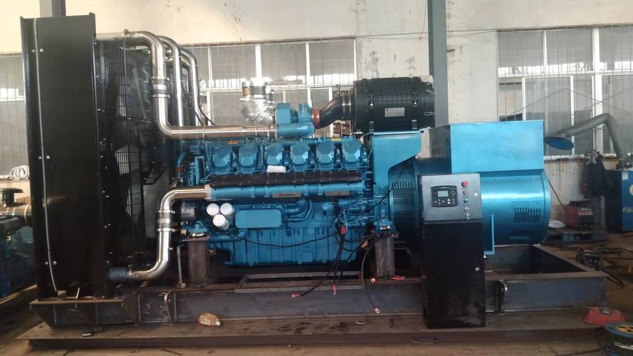 1200kw潍柴股份柴油发电机组准备发货,柴油机型号:12m33d1450e310